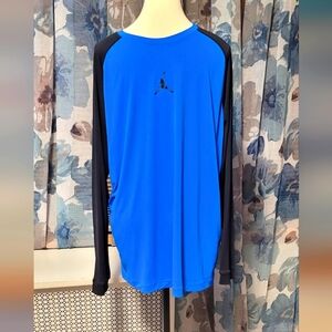 Jordan Men's Blue Long Sleeve Shirt